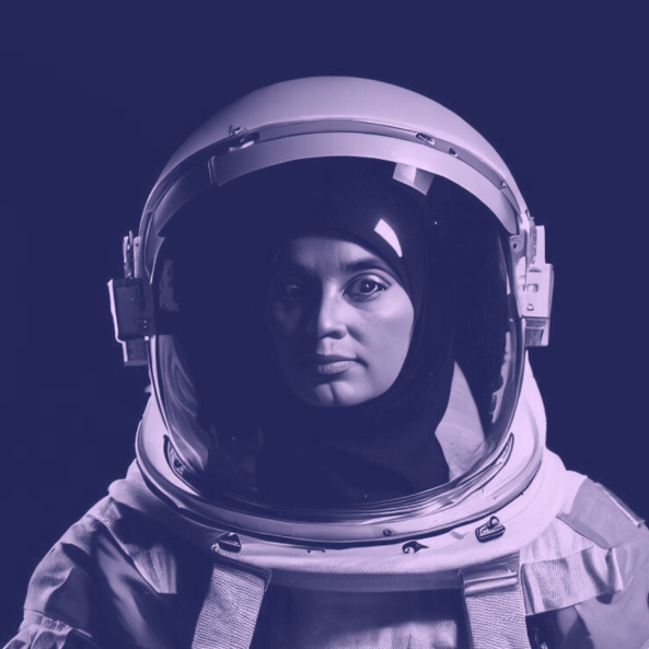 Portrait photo of Astronaut